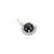 Antique Finish Black Star & Zircon Pendant With Prong Setting For Sale - Image 9 of 12