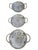 Vintage Woven Silver and Brass French Provincial Style Market Baskets- Set of 3 For Sale - Image 14 of 16