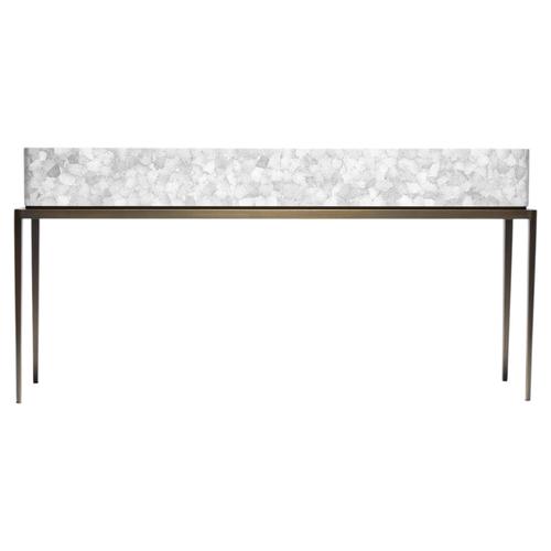 Not Yet Made - Made To Order Jaya Console Table with Burned Eggshell Top by Reda Amalou Design For Sale - Image 5 of 9