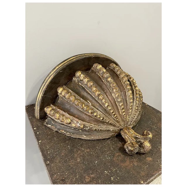 Baroque 18th Century Antique Baroque Large Wall Bracket, Portuguese For Sale - Image 3 of 4