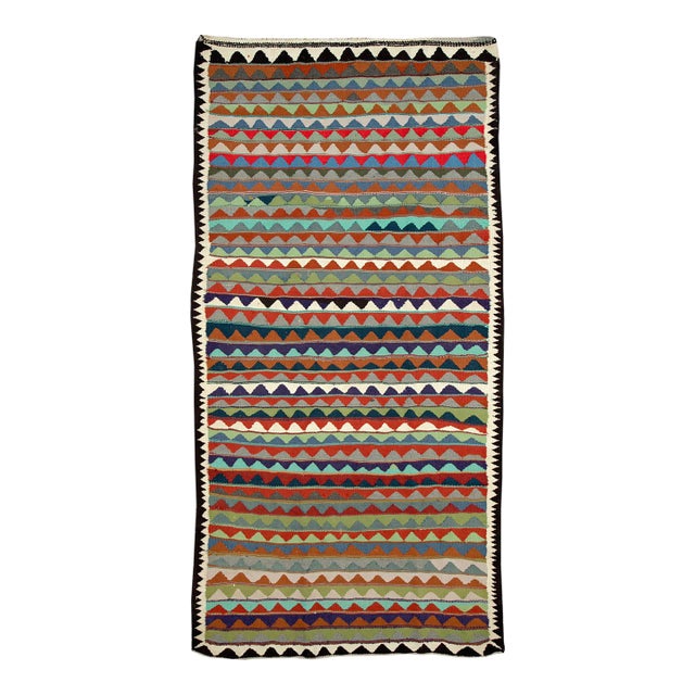 Galerie Shabab Collection Mid-20th Century Persian Flatweave Kilim Rug For Sale