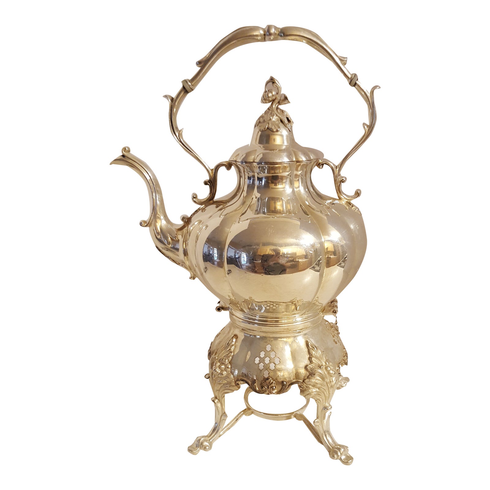 Antique Reed & Barton 1795 1/2 Silver on Copper Coffee Chafer Urn