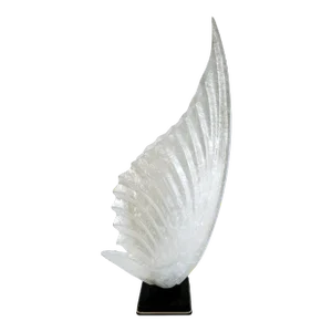 Vintage Sea Shell Shaped Rougier Acrylic Table Lamp