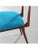 Blue Velvet and Wood Chair, 1959 For Sale - Image 8 of 18