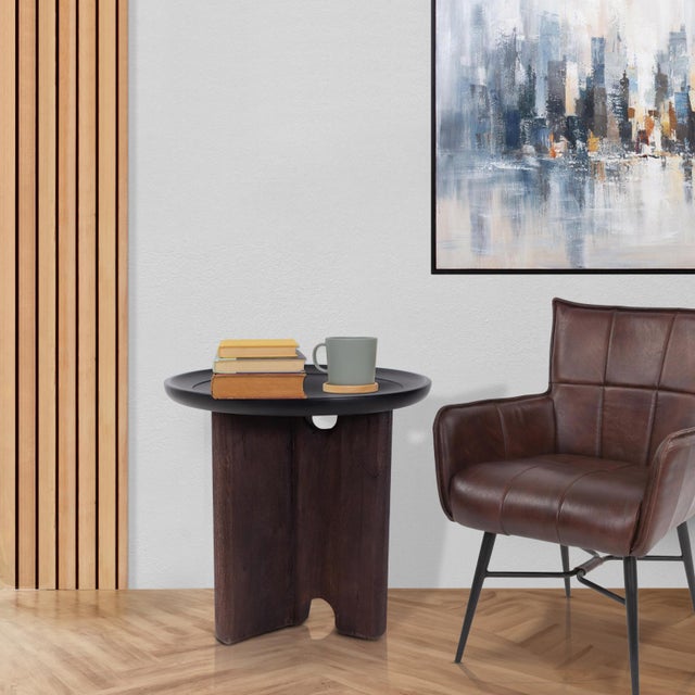 Rounded Bollack Tray Side Table For Sale - Image 11 of 11