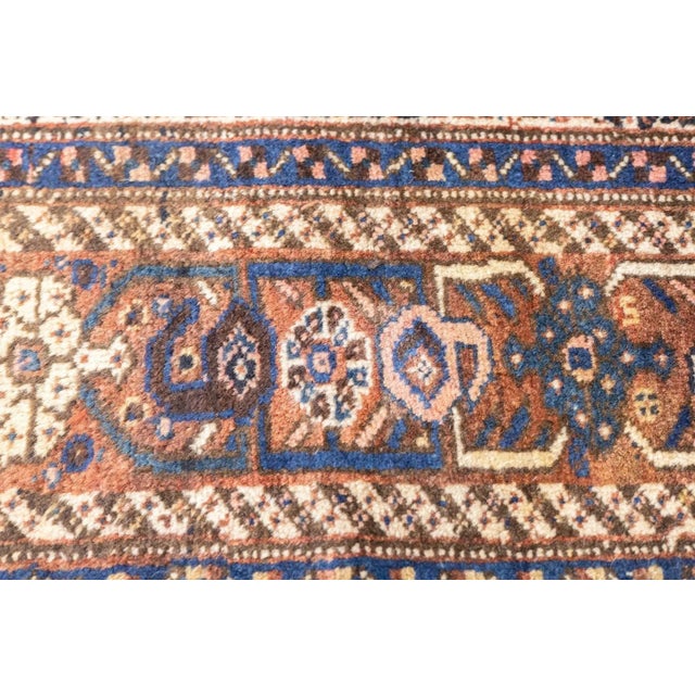 Antique Afshar Rug 5'2'' x 6' For Sale - Image 11 of 12
