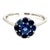 1.13 Ct Natural Sapphire & Diamond Ring Size 6 For Sale