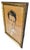 Vintage portrait of a young man pastel drawing. Depicts a hand drawing of a handsome wavy haired young man on pastel paper...