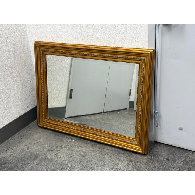 Windsor Art & Mirror Company Custom Antique Gold Finish Wall Mirror, Circa 2000 For Sale - Image 10 of 12