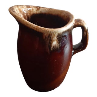 Vintage Hull Glazed Creamer or Miniature Pitcher For Sale