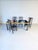 Dining Table in Glass and Black Lacquered Wood and Maple attributed to Pierre Cardin for Roche Bobois, 1970s For Sale - Image 4 of 9