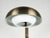 Mid-Century Modern Italian White and Anodized Bronze Metal Table Lamp, 1960s For Sale - Image 3 of 10