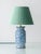Fajalauza Ceramic Table Lamp with Hand-Woven Merino Wool Lampshade by Amitabha Studio For Sale - Image 15 of 15