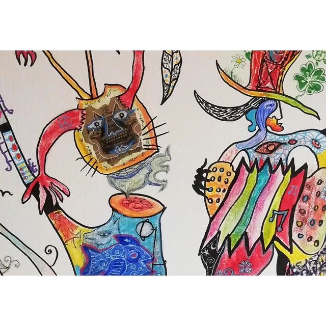 Manitoba, Curiosity of Saltinbanks, 2020, Mixed Media For Sale - Image 4 of 6