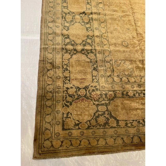 Antique Turkish Oushak Floral Rug 10'x7'10'' For Sale In Los Angeles - Image 6 of 9