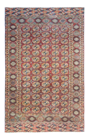 Early 20th Century Persian Tekeh Rug