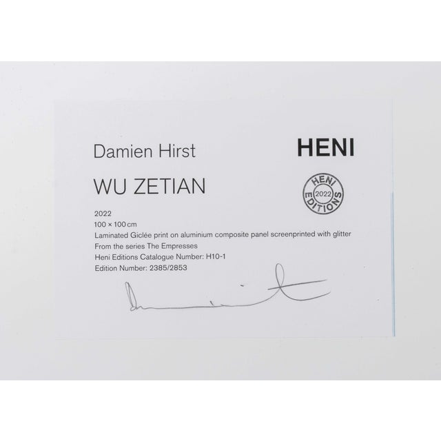 Damien Hirst "Wu Zetian" Giclee Print, 2022 For Sale - Image 12 of 12
