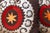 Pair of 18" Orange Flower Suzani Pillow Covers For Sale - Image 4 of 9