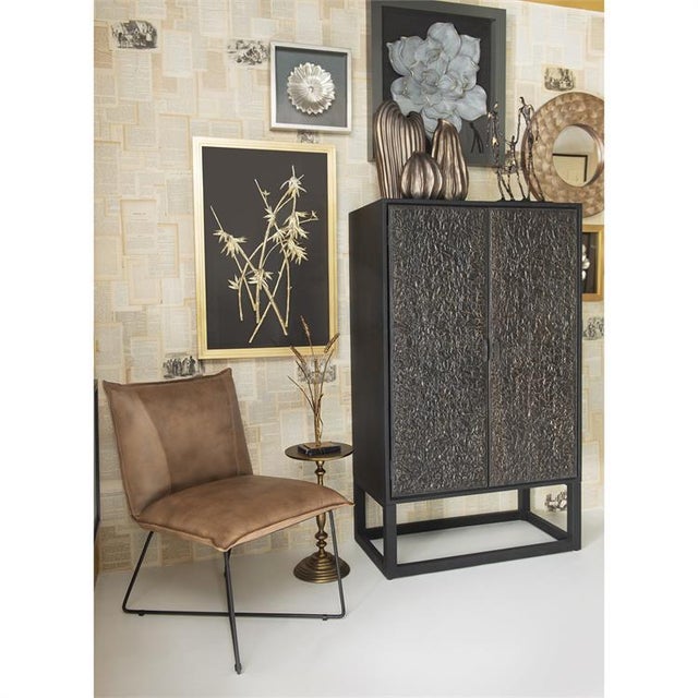 Kenneth Ludwig Chicago Kenneth Ludwig Chicago Glenn Tall Bar Cabinet For Sale - Image 4 of 9