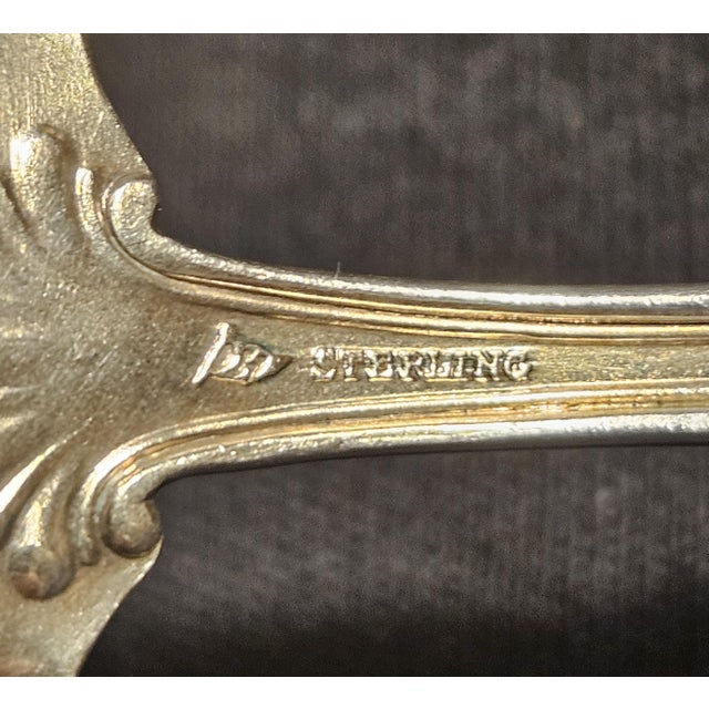 Vintage Sterling Silver "Nut" or "Candy" Spoon For Sale In Charlotte - Image 6 of 7