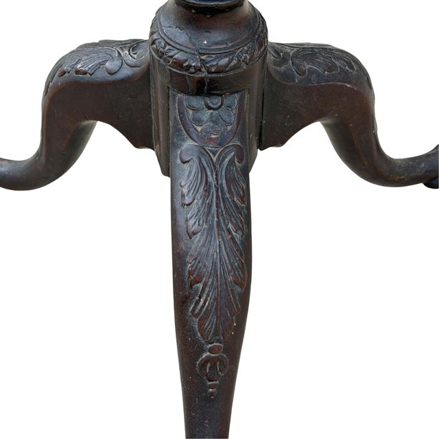 18th Century English Georgian Pie-Crust Tilt-Top Table For Sale - Image 11 of 18