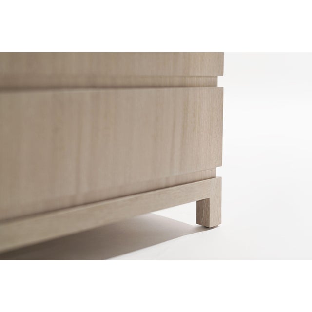 Stacked Commodes in Limed Oak - a Pair For Sale - Image 11 of 18