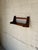 Brown Vintage Danish Teak Wall-Mounted Shelf With Sculptural Side Supports – Mid-Century Modern Scandinavian Floating Bookshelf For Sale - Image 8 of 11