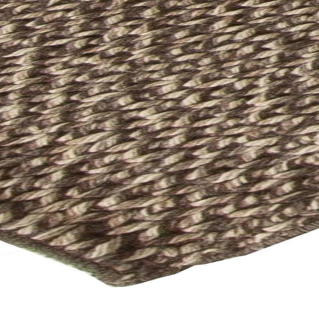 Modern Solid Handwoven Runner by Doris Leslie Blau For Sale In New York - Image 6 of 6