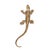 Gold Golden Lizard Wall Decor For Sale - Image 8 of 11