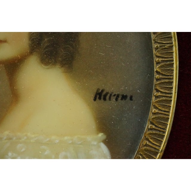 Herme and Says, Miniatures, 1900s, Cellulose, Framed, Set of 2 For Sale - Image 14 of 18