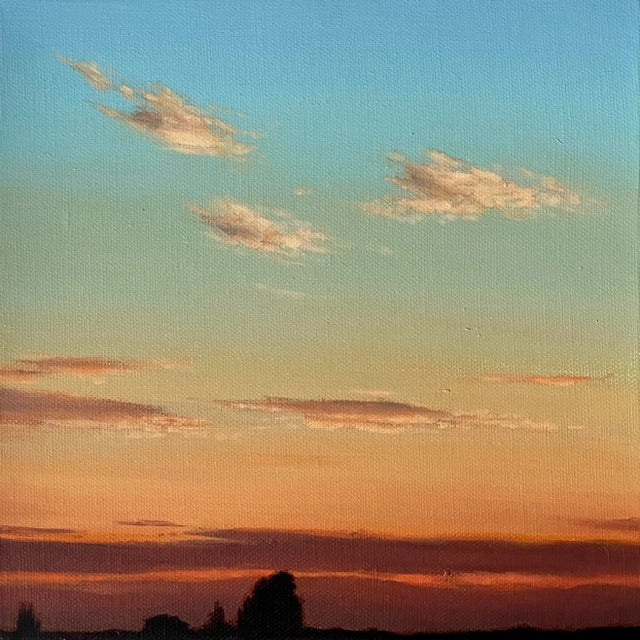 Textile Jim Thalassoudis (Australian, B. 1962) "Hesperian 24”, Signed (2004, Oil on Linen) For Sale - Image 7 of 7