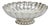 Vintage Reed & Barton Modern Silver Plated Oval Scalloped Pedestal Fruit Bowl For Sale