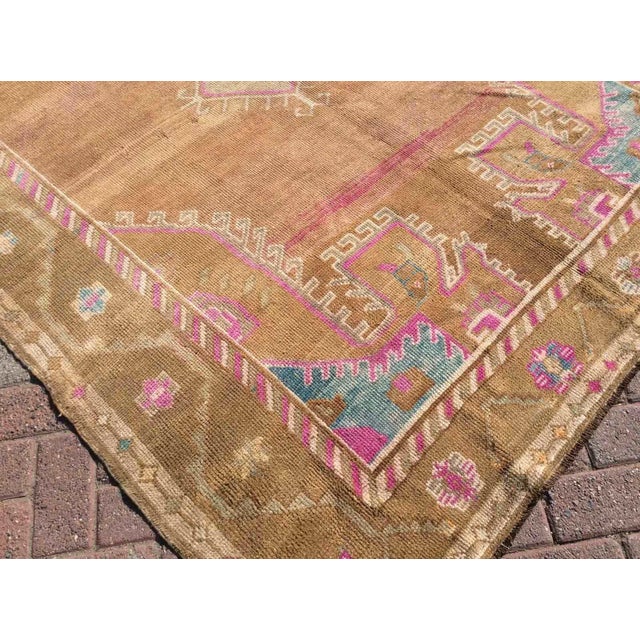 Textile Modern Looks - Vintage Handmade Turkish Rug Runner - 66" X 166.5" For Sale - Image 7 of 12