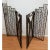 Art Deco Wrought Iron & Brass Three-Panel Gates – French Modernist Style – c. 1930 Description • Dimensions: 51” Total...
