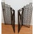 Exceptional Pair of Art Deco Wrought Iron Double Hinged Gates. with Bronze or Gilt Accents. The strong Art Deco geometric...