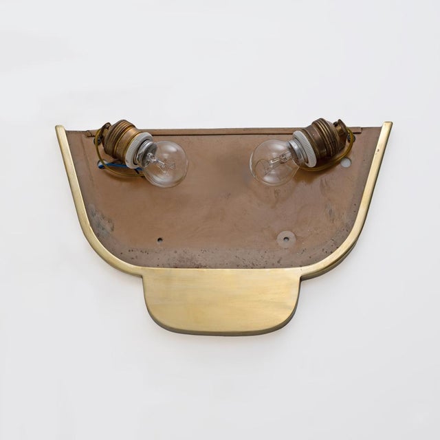 Art Deco Murano Glass Wall Sconces attributed to Archimede Seguso for Seguso Vetri D'Arte, 1940s, Set of 2 For Sale - Image 9 of 10