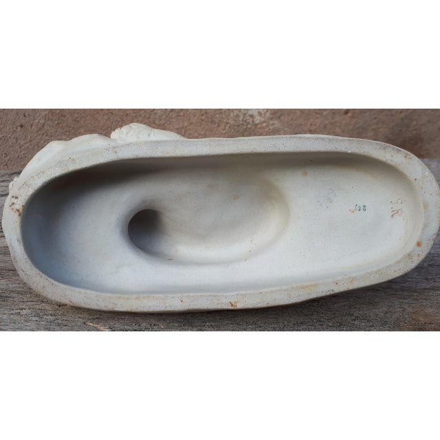 Sculpture of Lying Lioness in Enamel & Stoneware by Clovis-Edmond Masson, 1890s For Sale - Image 17 of 18