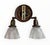 Victorian Antique Double Wall Sconce For Sale - Image 3 of 7