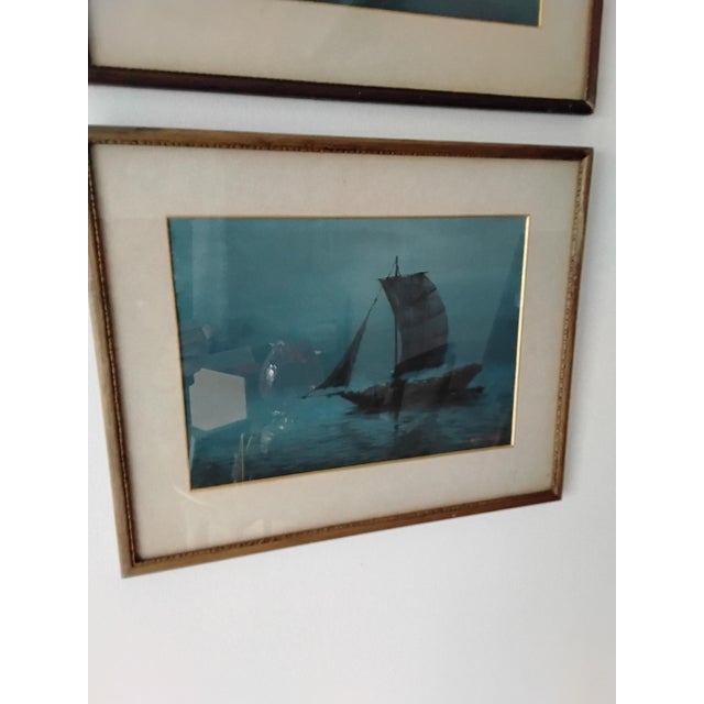 Aguri Yoshida, Japanese Watercolours, 1930, Watercolor For Sale - Image 4 of 9