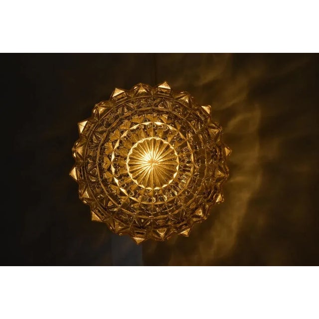 Glass Mid-Century Wall Lamp, 1960s For Sale - Image 7 of 11