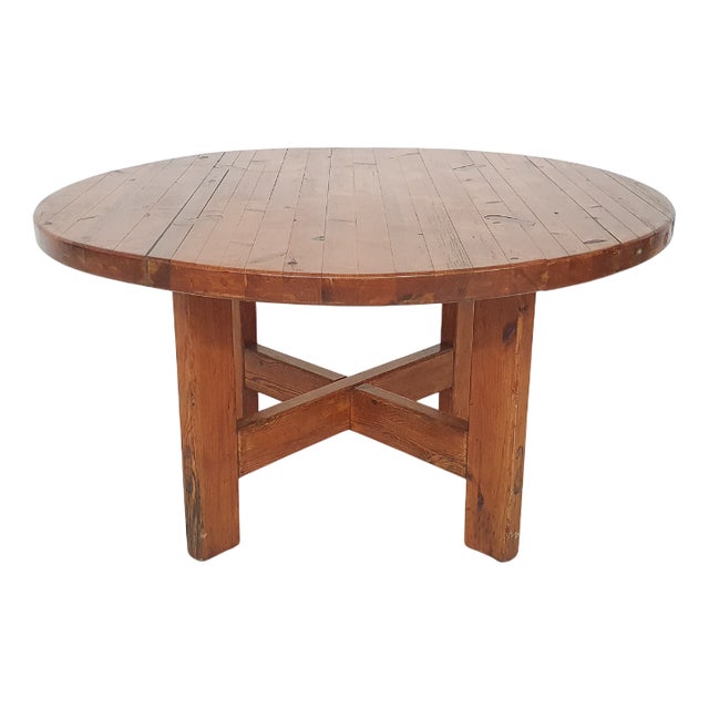 Pinewood Dining Table by Roland Wilhelmsson for Karl Andersson and Sonner, 1960s For Sale