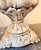 Late 20th Century Monumental Vintage 1970’s Majolica Porcelain Fruit Topiary Lamp in the Manner of Casa Pupo, Antique Wash Over Blanc De Chine- A Pair For Sale - Image 5 of 12