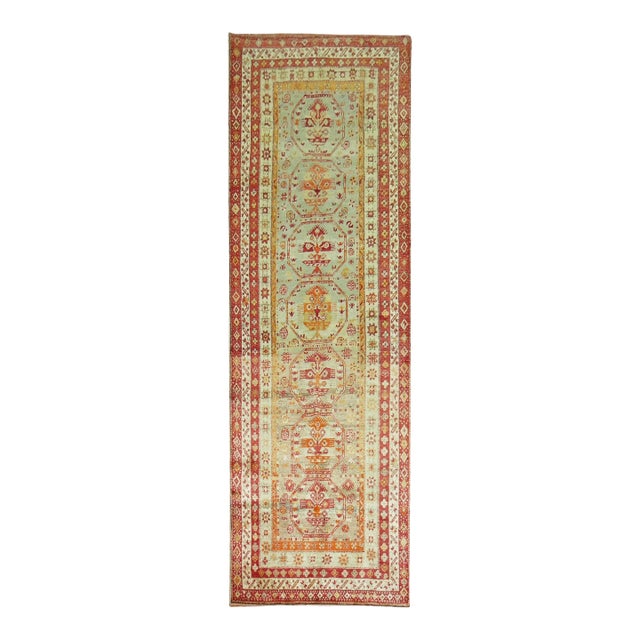 Antique Zabihi Collection Turkish Sivas Runner - 3'3" x 9'1" For Sale