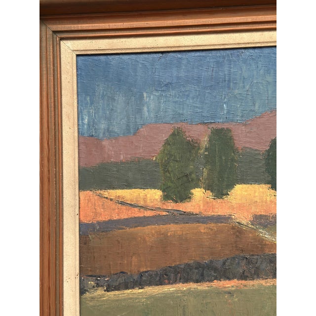 Thure Wahlström, Landscape, 1960s, Oil on Canvas, Framed For Sale - Image 9 of 15