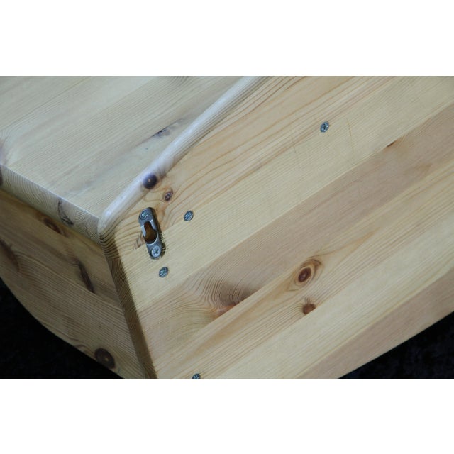 Danish Wall Hanging Bedside Tables in Pine, 1970s, Set of 2 For Sale - Image 11 of 14