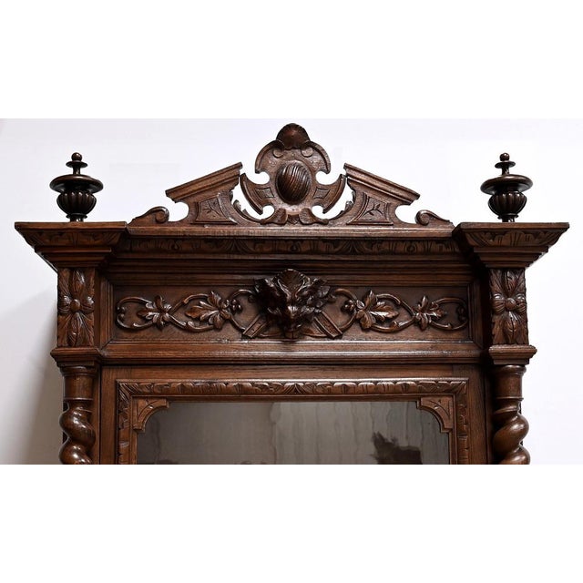 Narrow Cupboard in Oak For Sale - Image 5 of 18