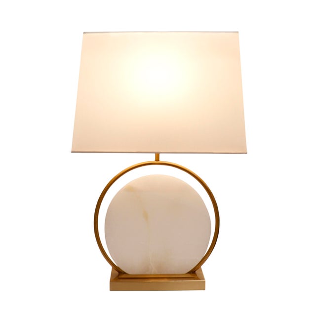 Pasargad Home Orb Marble Table Lamp For Sale - Image 4 of 8