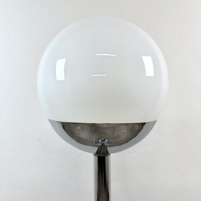 Chrome Floor Lamp, Italy, 1970s For Sale - Image 4 of 9