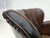 Wood Vintage Danish Lounge Chair in Brown Furniture Leather and Velour, 1930s For Sale - Image 7 of 18