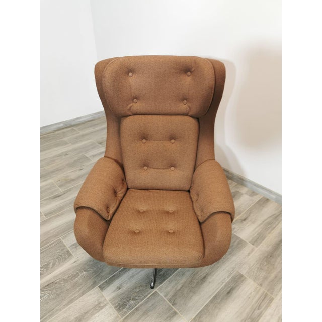 Vintage Swivel Chair from Up Zavody Rousinov, 1970s For Sale - Image 9 of 15